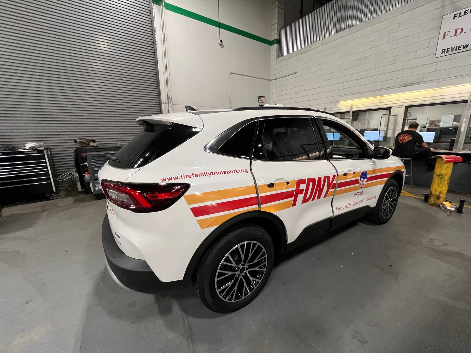 FDNY fleet graphics — Ford Escape