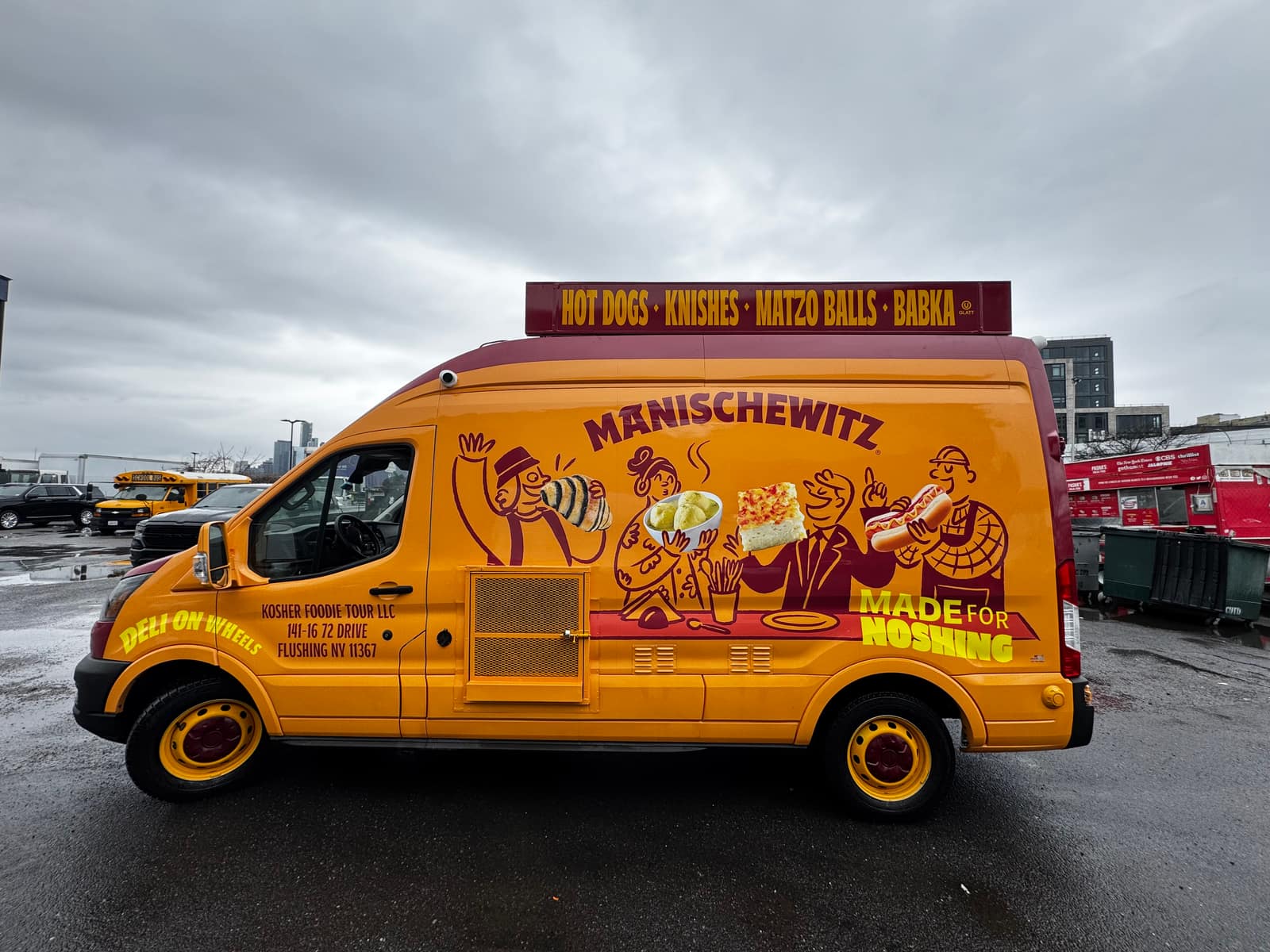 Manischewitz van — full print wrap
