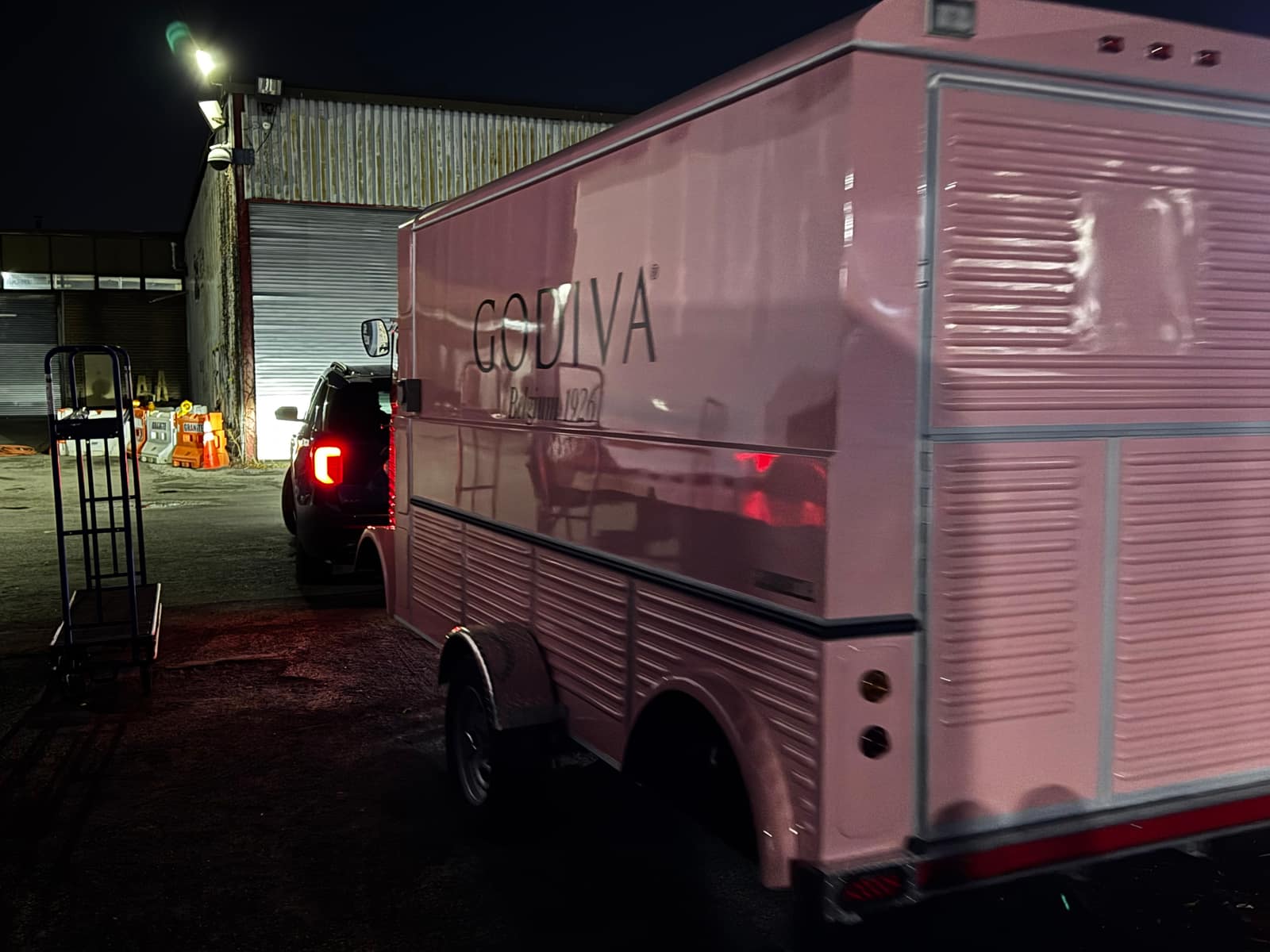 Godiva Pink Promo Truck