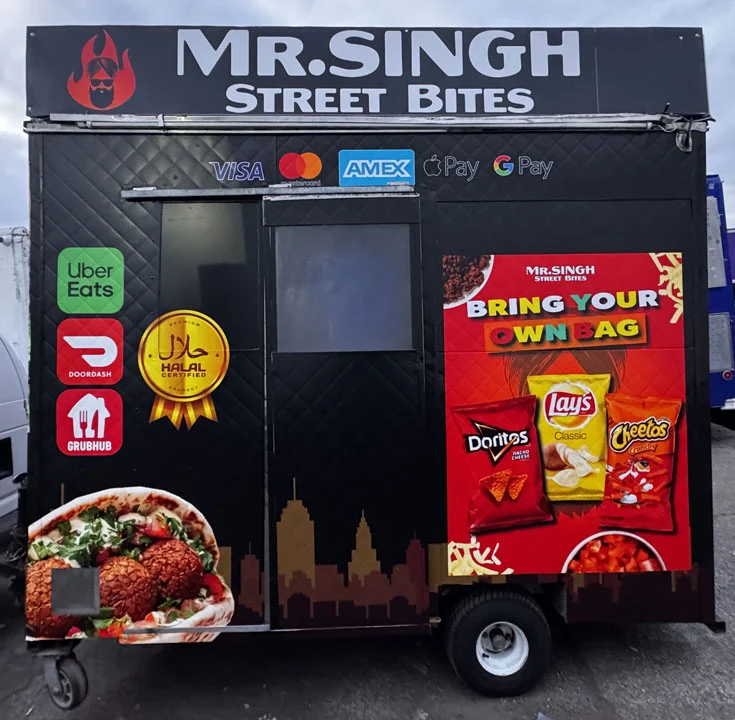 Front Food Cart Wrap