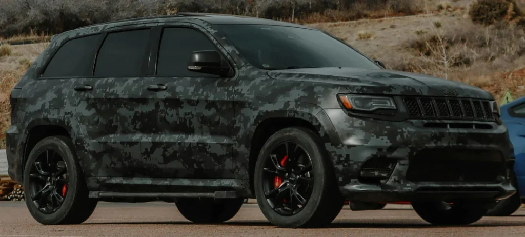 camouflage car wrap - color change camouflage car wrap - color change