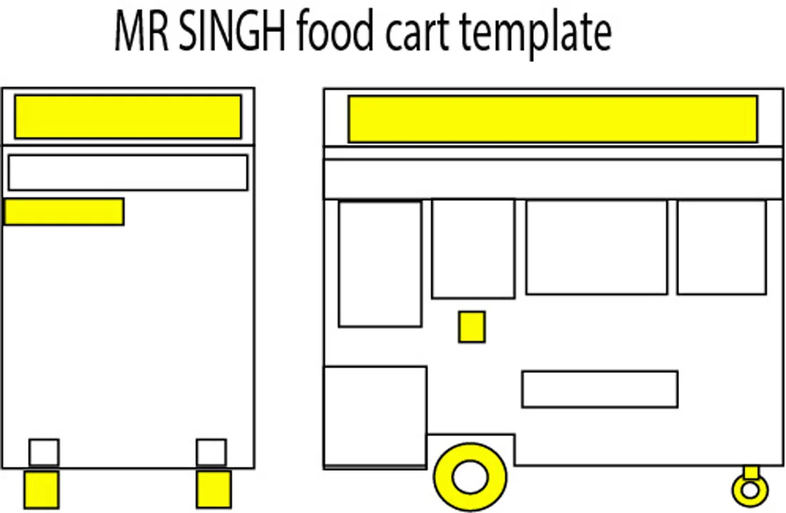 food cart template