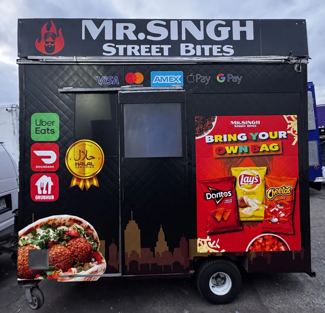 food cart wrap - Vinyl Installed