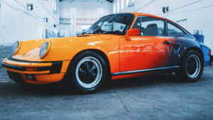 car wrap color shift black to orange